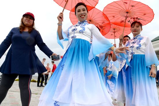 Russian and Chinese people's friendship festival in Khabarovsk Territory