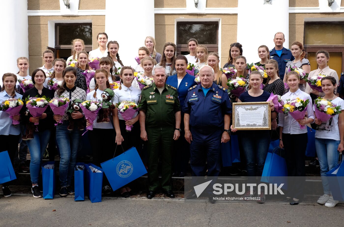 Krasnodar air force academy enrolls first 15 female cadets