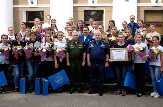 Krasnodar air force academy enrolls first 15 female cadets