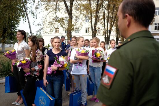 Krasnodar air force academy enrolls first 15 female cadets