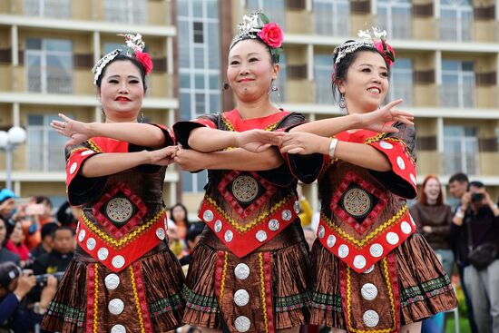 Russian and Chinese people's friendship festival in Khabarovsk Territory