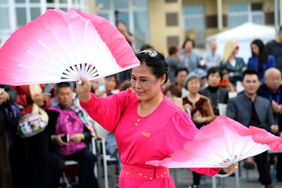 Russian and Chinese people's friendship festival in Khabarovsk Territory