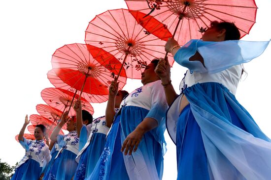Russian and Chinese people's friendship festival in Khabarovsk Territory