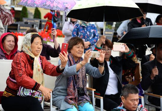 Russian and Chinese people's friendship festival in Khabarovsk Territory