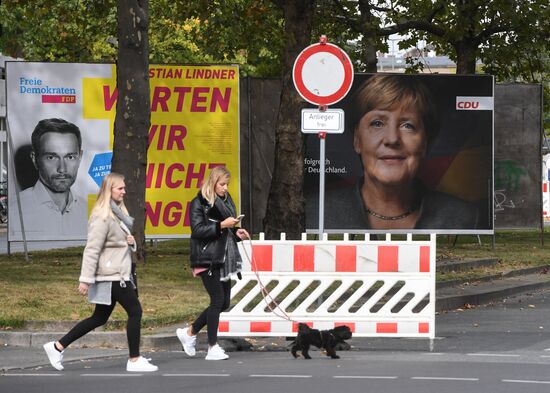 Berlin on the eve of German federal election