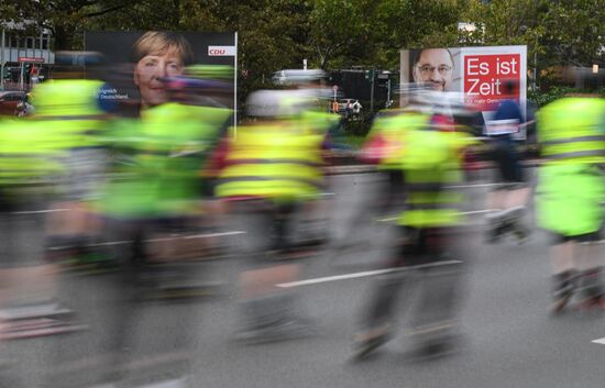 Berlin on the eve of German federal election
