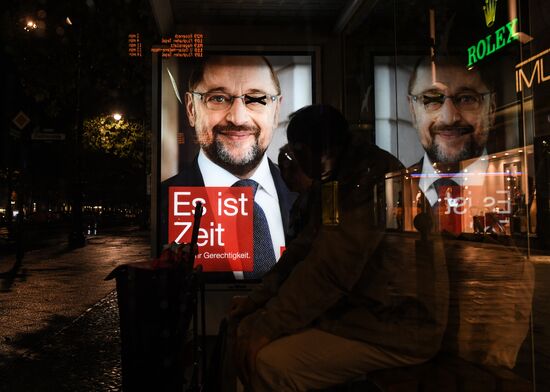 Berlin on the even of German federal election