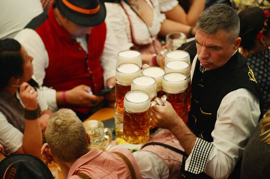 Oktoberfest 2017 beer festival in Munich