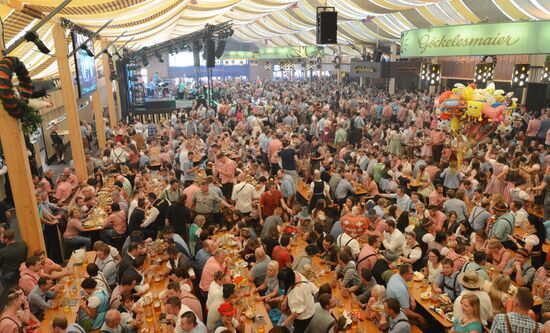 Oktoberfest 2017 beer festival in Munich