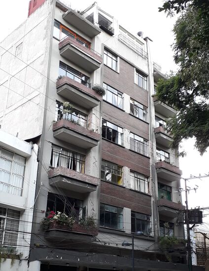 Earthquake aftermath in Mexico