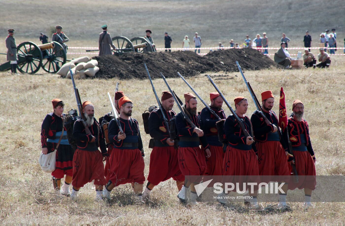 10th Alma Matter military and historical festival in Crimea