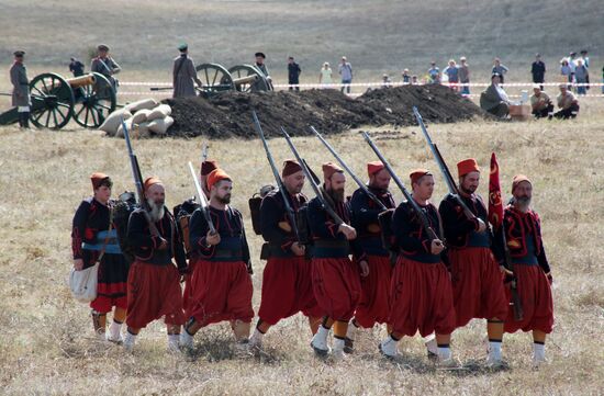 10th Alma Matter military and historical festival in Crimea
