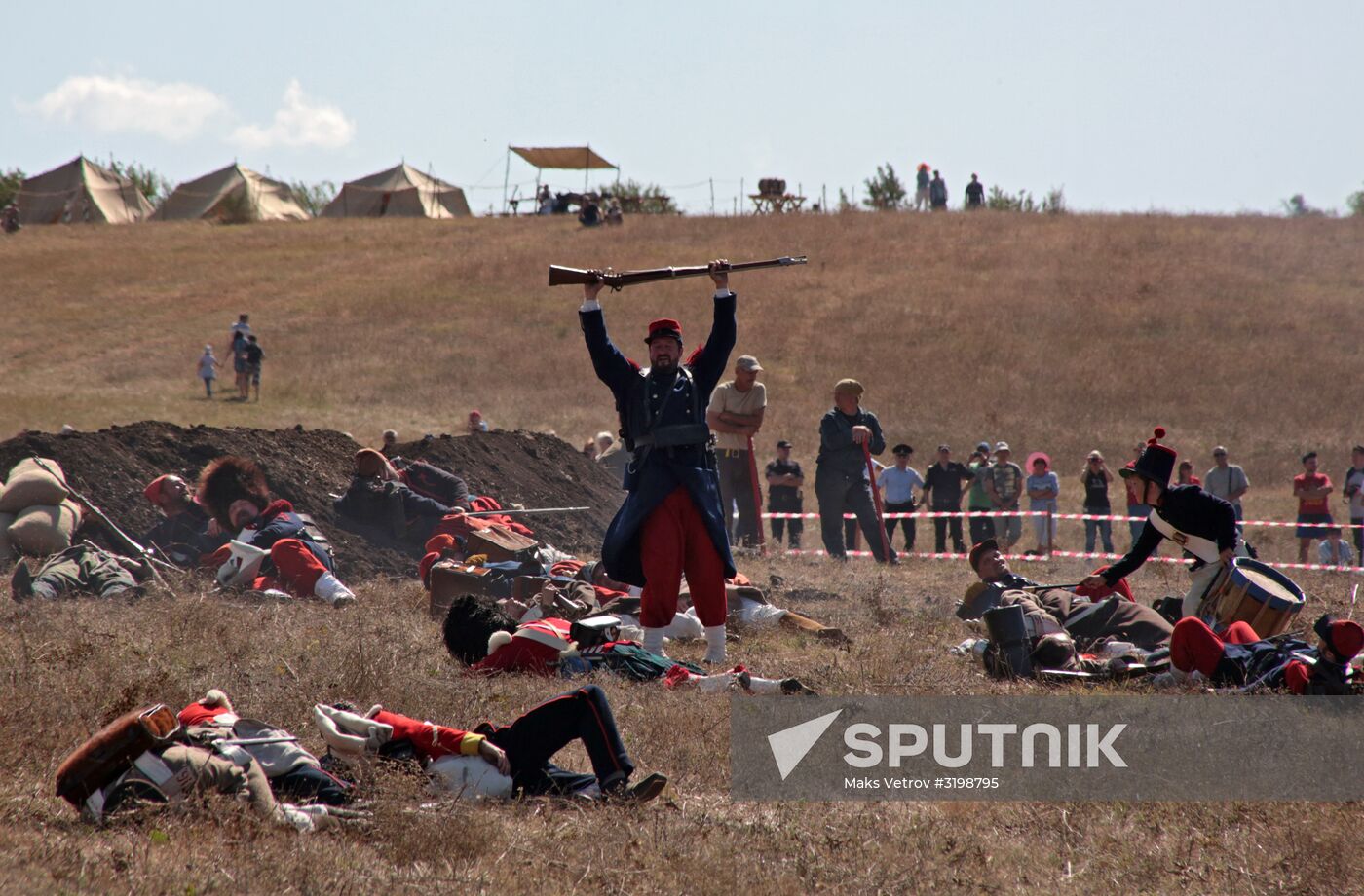 10th Alma Matter military and historical festival in Crimea