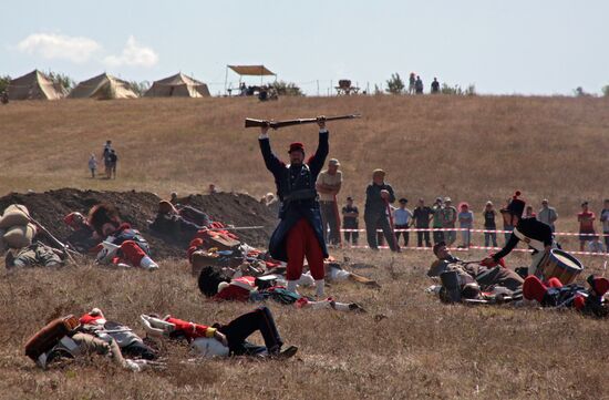 10th Alma Matter military and historical festival in Crimea