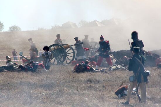 10th Alma Matter military and historical festival in Crimea