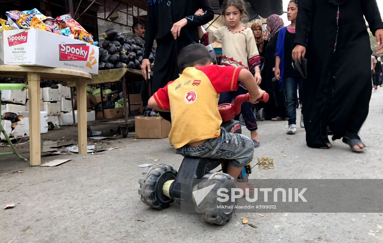 Peaceful life in Deir ez-Zor, Syria