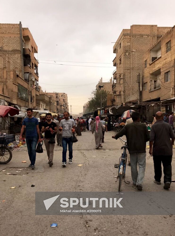 Peaceful life in Deir ez-Zor, Syria