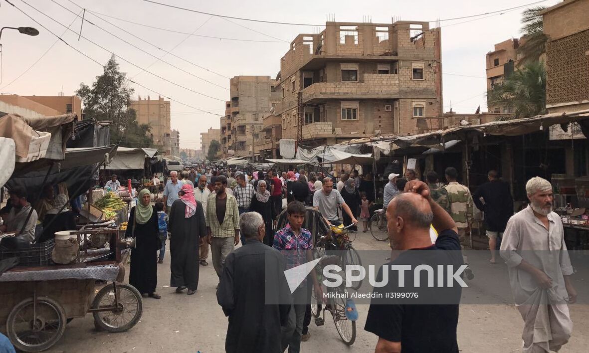 Peaceful life in Deir ez-Zor, Syria