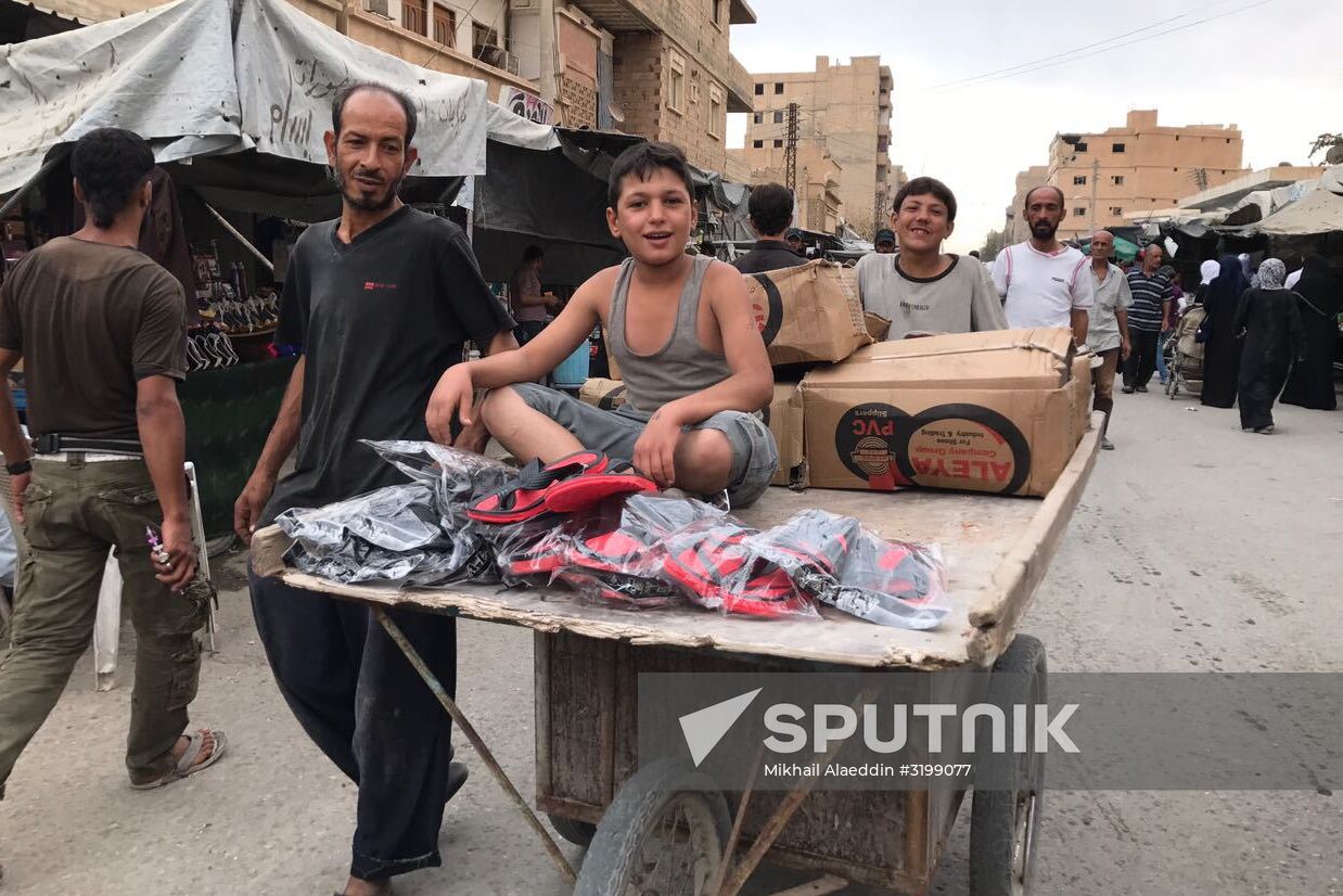 Peaceful life in Deir ez-Zor, Syria