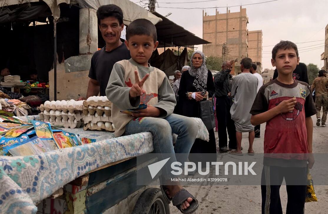 Peaceful life in Deir ez-Zor, Syria