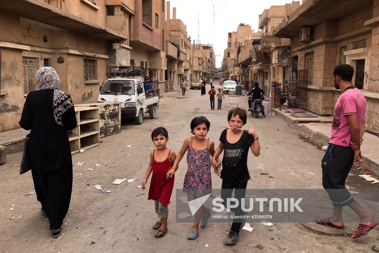 Peaceful life in Deir ez-Zor, Syria