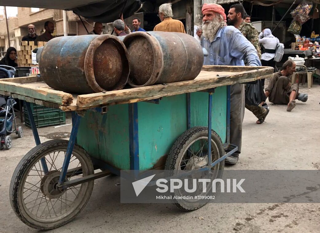 Peaceful life in Deir ez-Zor, Syria