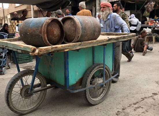 Peaceful life in Deir ez-Zor, Syria