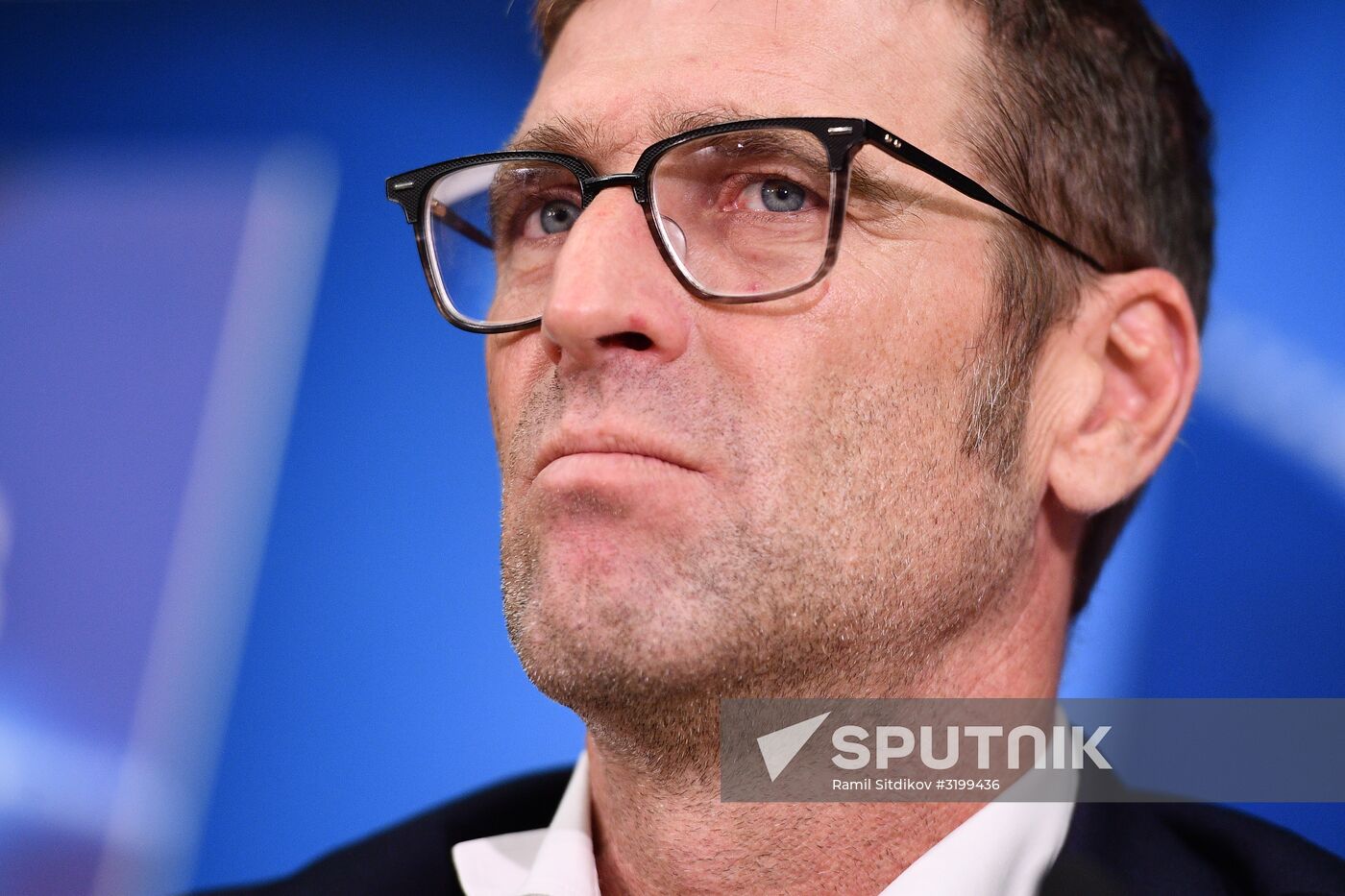 Football. UEFA Champions League. FC Spartak's training session