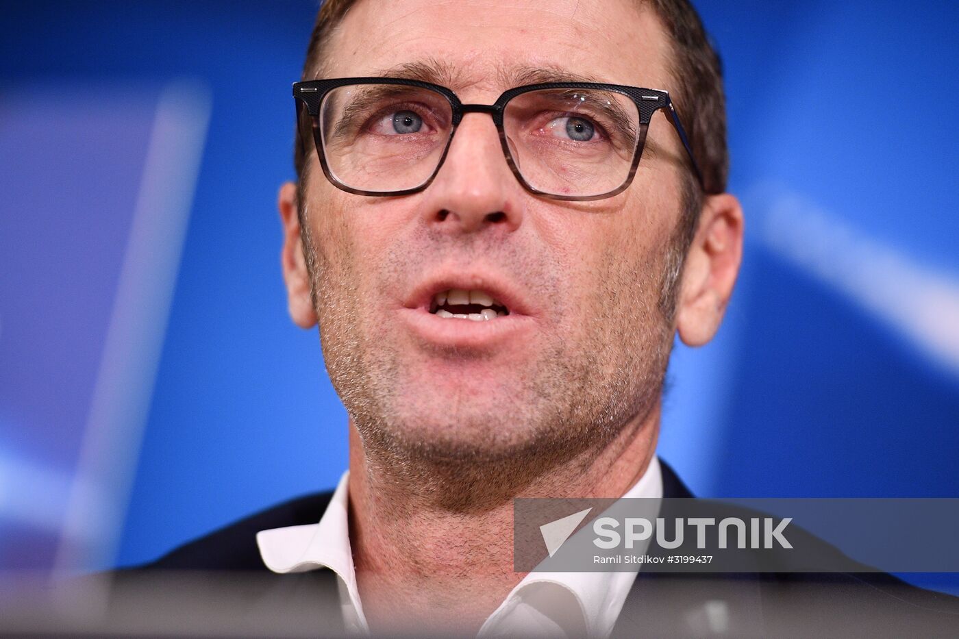 Football. UEFA Champions League. FC Spartak's training session