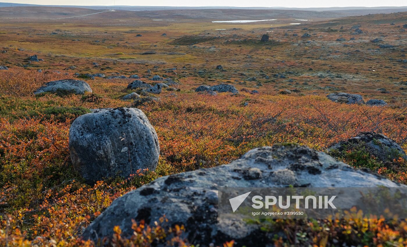 Regions of Russia. Kola Peninsula.