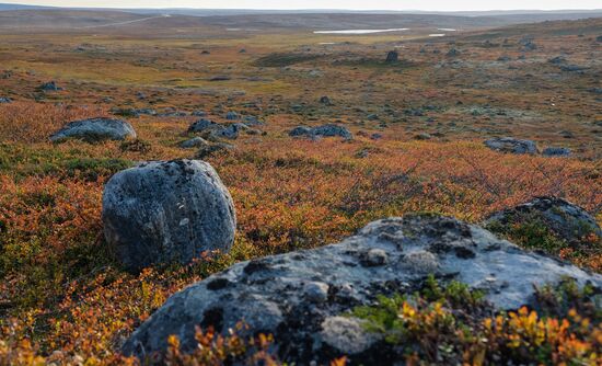 Regions of Russia. Kola Peninsula.