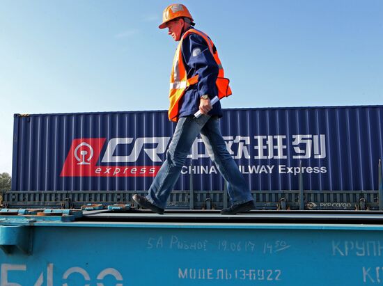 First combined container train went from Europe to China via Kaliningrad region