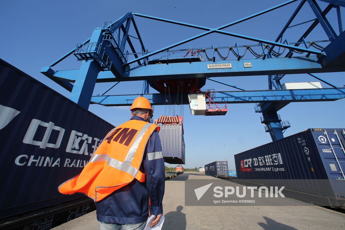 First combined container train went from Europe to China via Kaliningrad region