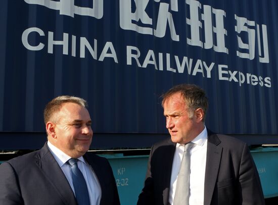 First combined container train went from Europe to China via Kaliningrad region