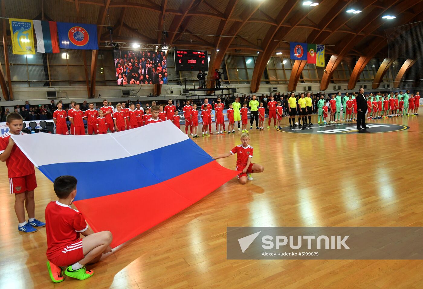 Russia-Portugal friendly futsal match