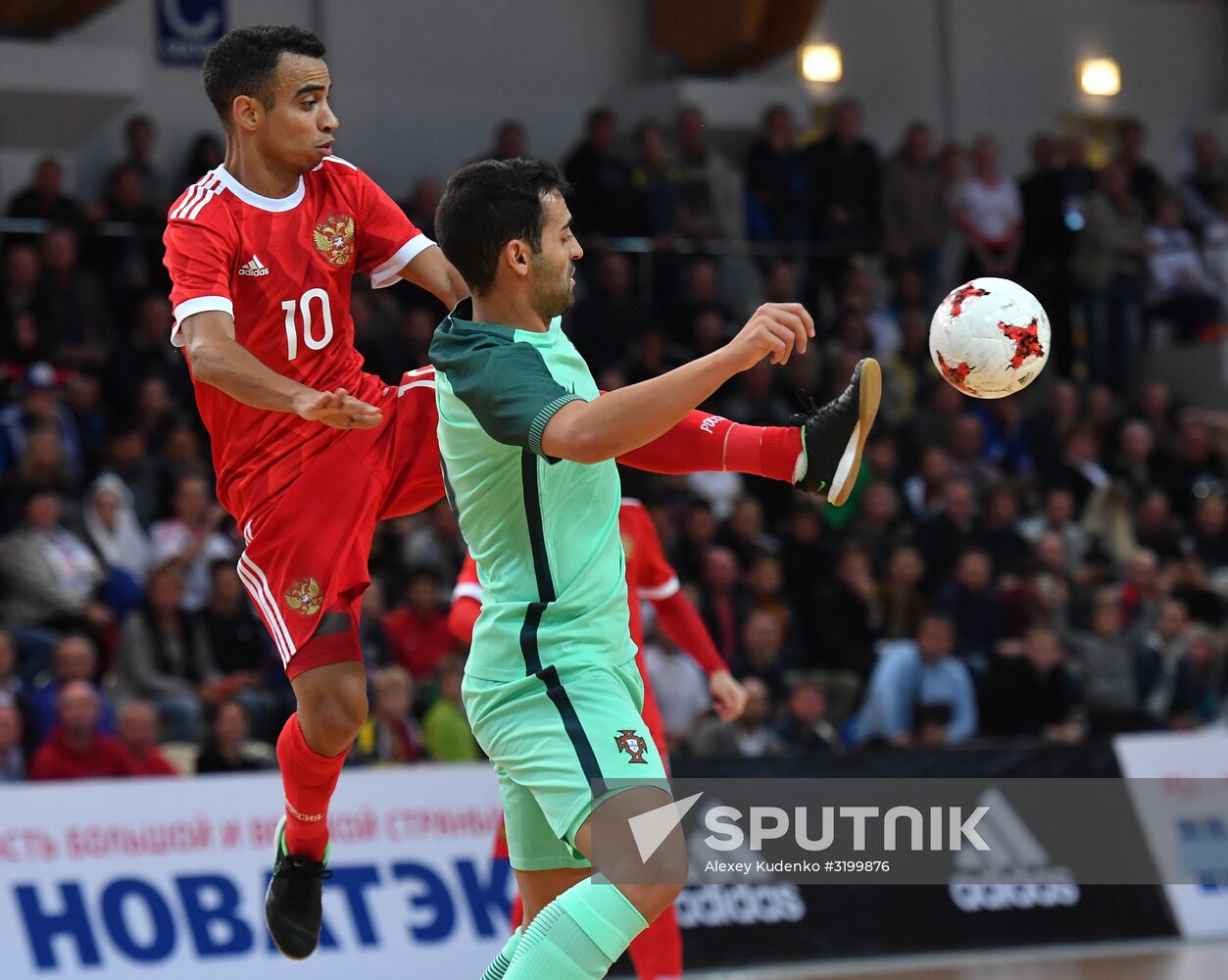 Russia-Portugal friendly futsal match