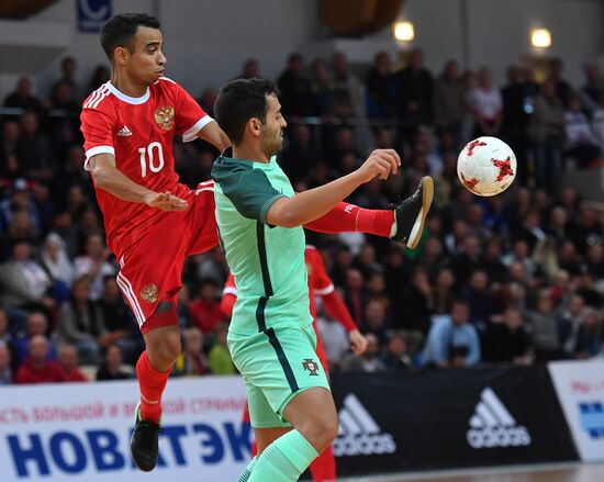 Russia-Portugal friendly futsal match
