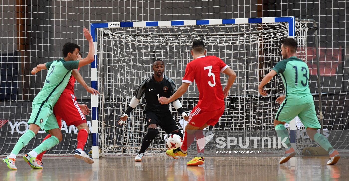 Russia-Portugal friendly mini-football match