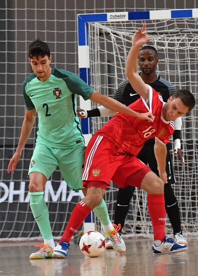 Russia-Portugal friendly futsal match