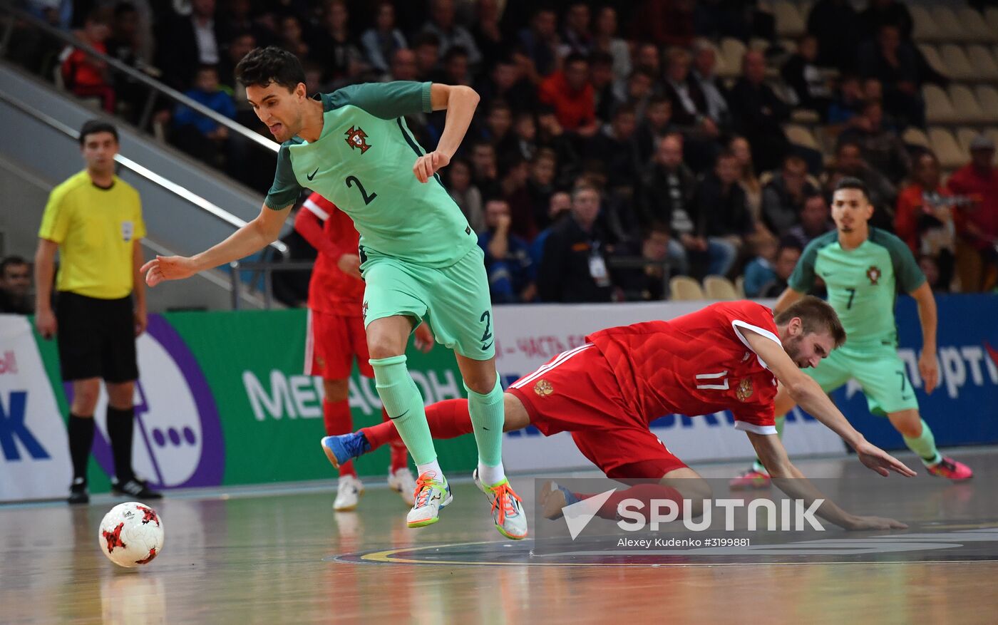 Russia-Portugal friendly mini-football match
