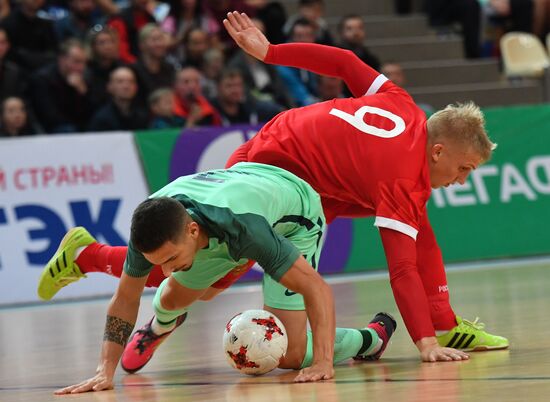 Russia-Portugal friendly futsal match