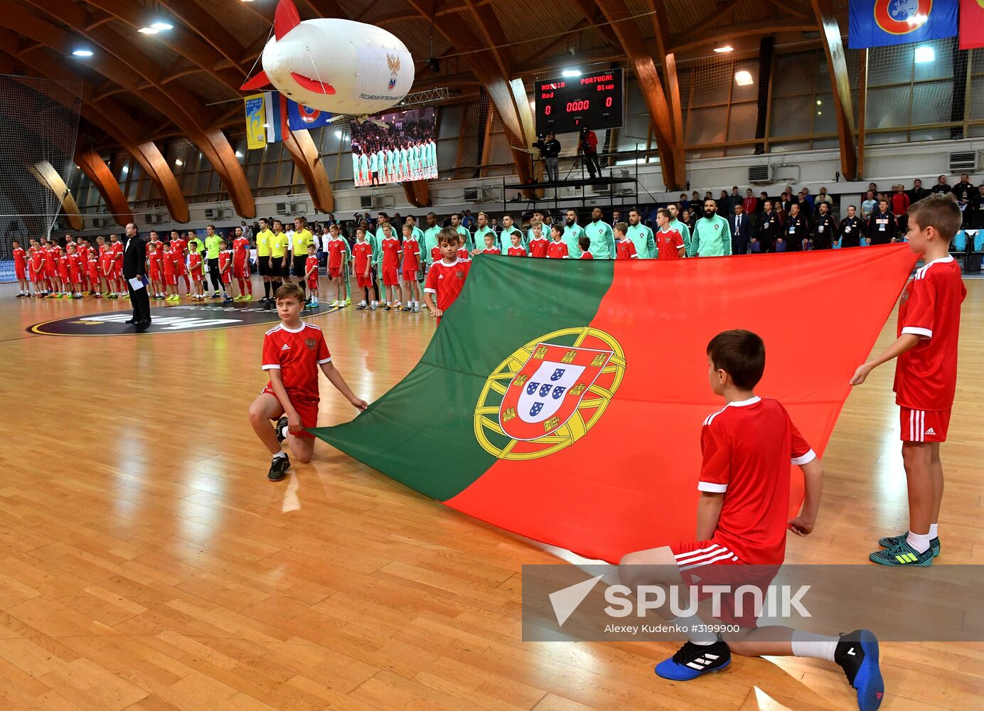 Russia-Portugal friendly futsal match