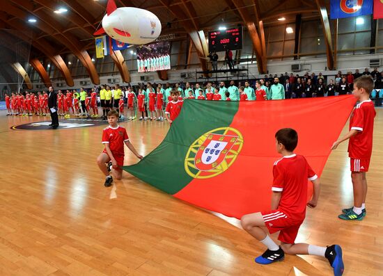 Russia-Portugal friendly futsal match