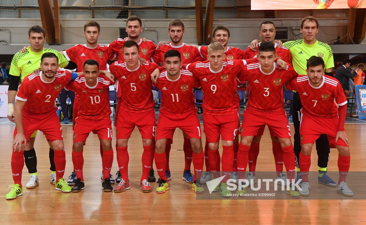 Russia-Portugal friendly futsal match