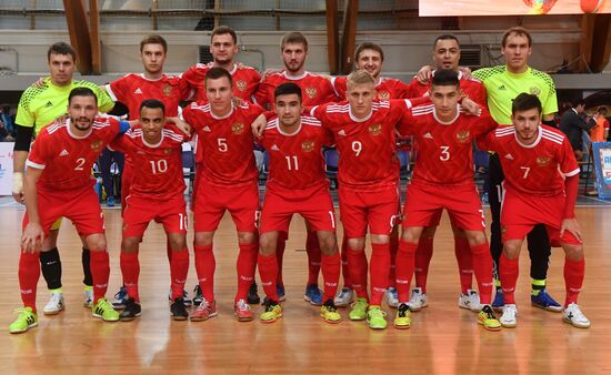 Russia-Portugal friendly futsal match