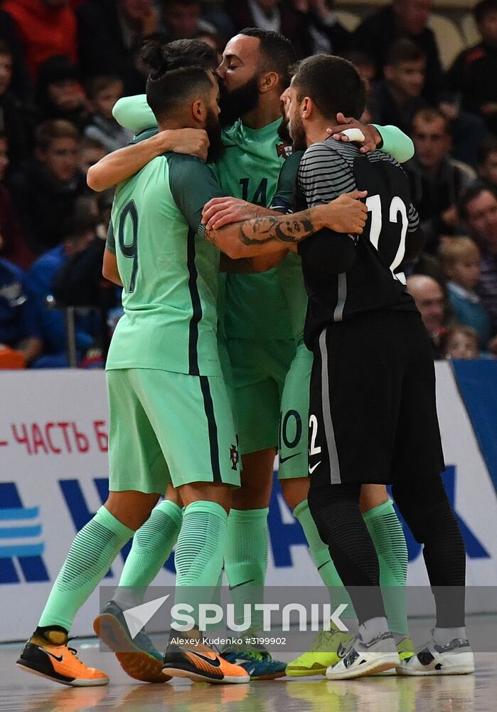 Russia-Portugal friendly futsal match