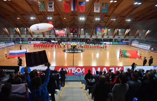 Russia-Portugal friendly futsal match