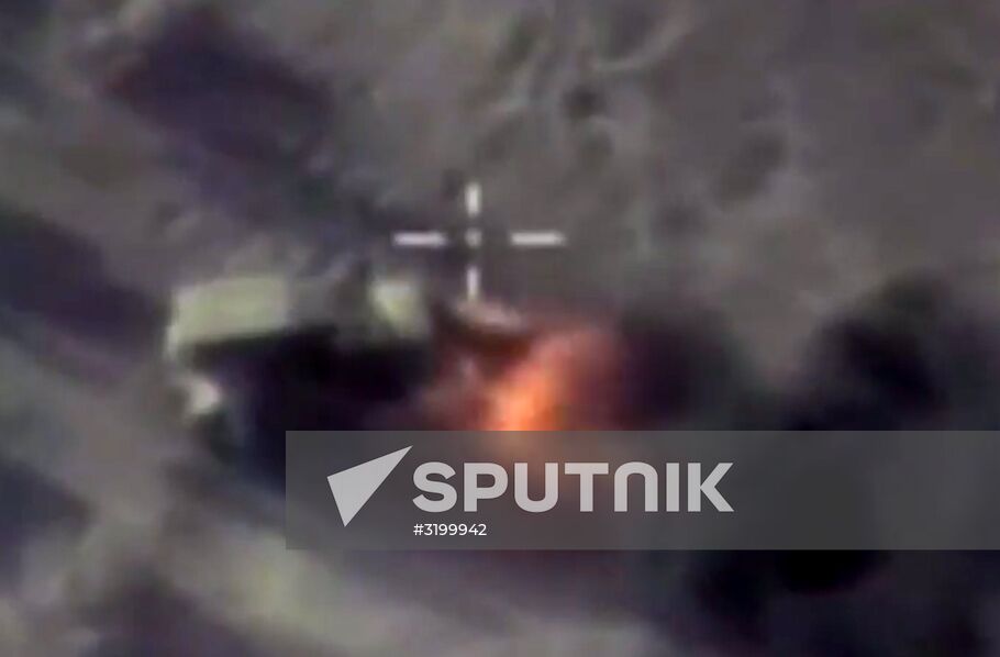Hitting ISIS targets in Syria's Idlib Governorate