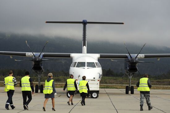 First-ever flight links Japan with South Kuril Islands