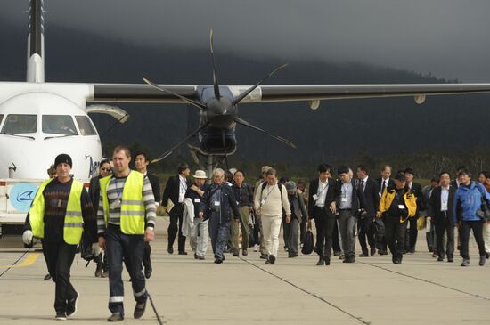 First-ever flight links Japan with South Kuril Islands